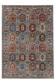  215X309 Shabargan Rug Brown/Black Afghanistan Carpetvista