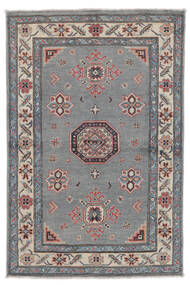 97X146 Kazak Fine Teppich Orientalischer Dunkelgrau/Schwarz (Wolle, Afghanistan) Carpetvista
