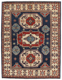  Oriental Kazak Fine Rug 155X205 Black/Dark Red Wool, Afghanistan Carpetvista