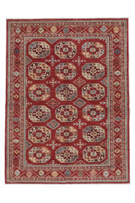  172X233 Kazak Fine Teppich Dunkelrot/Braun Afghanistan Carpetvista