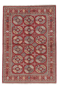  Kazak Fine Rug 170X241 Wool Dark Red/Brown Carpetvista