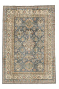 183X266 Kazak Fine Teppich Orientalischer Braun/Orange (Wolle, Afghanistan) Carpetvista