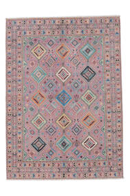 Kazak Fine Teppich 171X237 Rot/Dunkelrot Wolle, Afghanistan Carpetvista