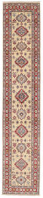  Kazak Fine Rug 77X389 Dark Red/Brown Carpetvista