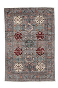 Orientalischer Kazak Ariana Teppich 206X303 Dunkelgrau/Braun Wolle, Afghanistan Carpetvista