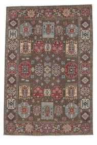 196X287 Medallion Kazak Fine Rug Wool, Carpetvista