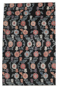 絨毯 オリエンタル カザック Fine 201X310 ブラック/ダークグレー (ウール, アフガニスタン)