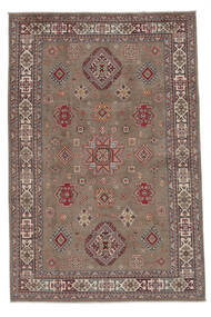 199X298 Kazak Fine Teppich Orientalischer Braun/Dunkelrot (Wolle, Afghanistan) Carpetvista