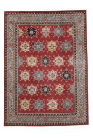 252X345 Tapete Oriental Kazak Fine Castanho/Vermelho Escuro Grande (Lã, Afeganistão) Carpetvista