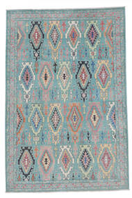 絨毯 オリエンタル カザック Fine 198X300 ダークターコイズ/ターコイズ (ウール, アフガニスタン)
