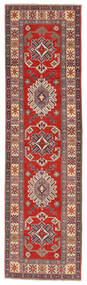 Tapete Oriental Kazak Fine 80X287 Passadeira Vermelho Escuro/Preto (Lã, Afeganistão)