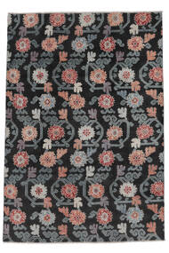 絨毯 オリエンタル カザック Fine 201X289 ブラック/ダークグレー (ウール, アフガニスタン)