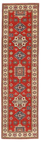 81X295 Kazak Fine Rug Oriental Runner
 Brown/Dark Red (Wool, Afghanistan) Carpetvista