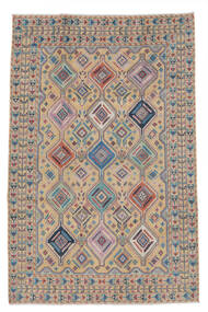 198X304 Kazak Fine Teppich Orientalischer Orange/Braun (Wolle, Afghanistan) Carpetvista