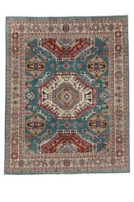  Oriental Kazak Fine Rug 243X307 Brown/Black Wool, Afghanistan Carpetvista