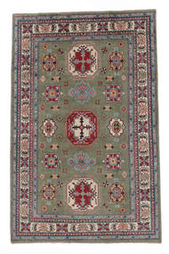 Kazak Fine Teppich 193X299 Dunkelrot/Dunkelgelb Wolle, Afghanistan Carpetvista
