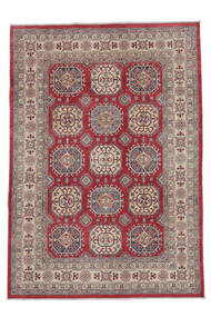 絨毯 オリエンタル カザック Fine 192X266 ダークレッド/茶色 (ウール, アフガニスタン)
