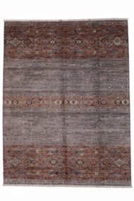 Shabargan Teppich 304X401 Dunkelrot/Schwarz Großer Wolle, Afghanistan Carpetvista