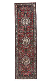  Persischer Hamadan Teppich 82X290 Schwarz/Braun Carpetvista