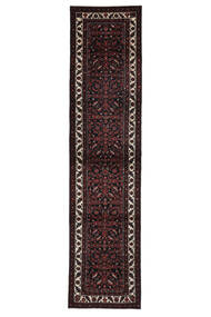 101X425 Hosseinabad Rug Oriental Runner
 Black (Wool, Persia/Iran) Carpetvista