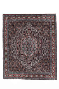  Persian Senneh Rug 127X154 Black/Dark Grey (Wool, Persia/Iran)