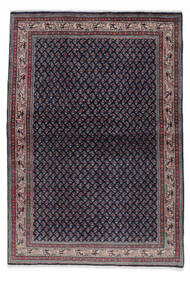 109X158 Sarouk Mir Rug Oriental Black/Dark Red (Wool, Persia/Iran) Carpetvista