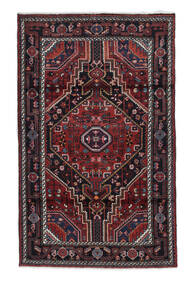 110X177 Toiserkan Teppe Orientalsk Svart/Mørk Rød (Ull, Persia/Iran) Carpetvista