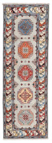 61X175 Kazak Fine Rug Oriental Runner
 Dark Red/Dark Grey (Wool, Afghanistan) Carpetvista