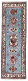 61X180 Kazak Fine Matot Matto Itämainen Käytävämatto Tummanharmaa/Tummanpunainen (Villa, Afganistan) Carpetvista