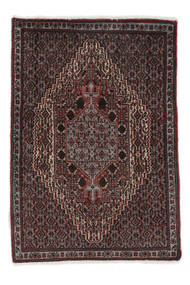 絨毯 オリエンタル センネ 72X108 ブラック/茶色 (ウール, ペルシャ/イラン)