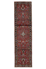  Orientalischer Mehraban Teppich 80X303 Läufer Dunkelrot/Schwarz Wolle, Persien/Iran Carpetvista