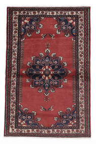 91X140 Alfombra Oriental Hamadan Rojo Oscuro/Negro (Lana, Persia/Irán) Carpetvista