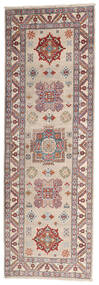  Kazak Fine Rug 82X238 Wool Dark Red/Brown Small Carpetvista