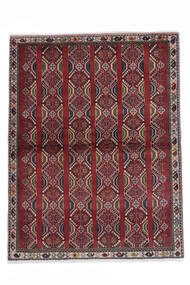  111X147 Small Abadeh Rug Wool, Carpetvista