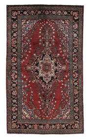 125X208 絨毯 リリアン オリエンタル ブラック/ダークレッド (ウール, ペルシャ/イラン) Carpetvista