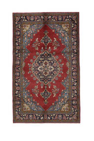  Persialainen Golpayegan Matot 156X259 Musta/Tummanpunainen Carpetvista