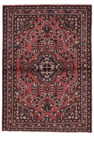絨毯 オリエンタル リリアン 107X155 ブラック/ダークレッド (ウール, ペルシャ/イラン)