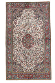 Sarouk Rug 132X216 Persian Wool Dark Red/Dark Grey Small Carpetvista