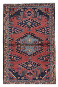Wiss Rug Rug 96X152 Dark Red/Black Wool, Persia/Iran Carpetvista