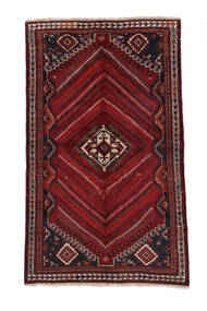 絨毯 カシュガイ 152X250 ブラック/ダークレッド (ウール, ペルシャ/イラン)