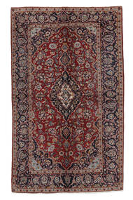 147X244 Keshan Teppich Orientalischer Schwarz/Dunkelrot (Wolle, Persien/Iran) Carpetvista