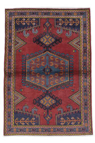  Persialainen Wiss Matot Matto 103X150 Tummanpunainen/Musta (Villa, Persia/Iran)