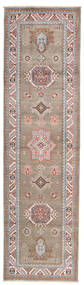 Kazak Fine Rug 86X301 Runner
 Brown/Dark Grey Wool, Afghanistan Carpetvista
