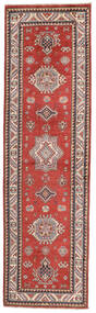84X282 Tapete Oriental Kazak Fine Passadeira Vermelho Escuro/Castanho (Lã, Afeganistão) Carpetvista