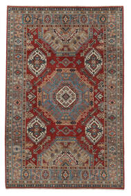  197X308 Kazak Fine Rug Brown/Dark Red Afghanistan Carpetvista