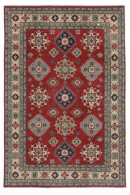  Kazak Fine Rug 200X300 Wool Dark Red/Brown Carpetvista