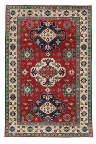 Tapete Kazak Fine 185X278 Vermelho Escuro/Preto (Lã, Afeganistão)
