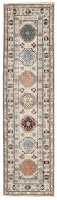  Kazak Fine Rug 82X299 Wool Brown/Beige Small Carpetvista