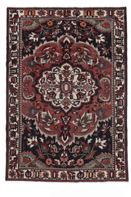 絨毯 バクティアリ 208X298 ブラック/ダークレッド (ウール, ペルシャ/イラン)