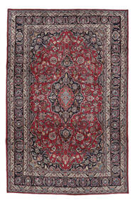  Mashad Rug 200X310 Persian Wool Black/Dark Red Carpetvista